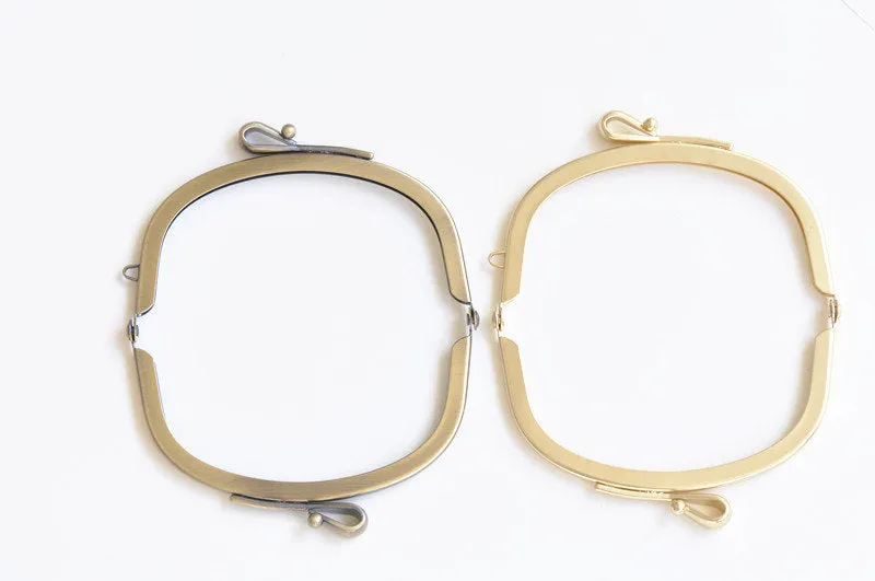 10.5cm Metal Purse Frame Butterfly Knot Bag Hanger Matte Gold And Bronze Two Colors