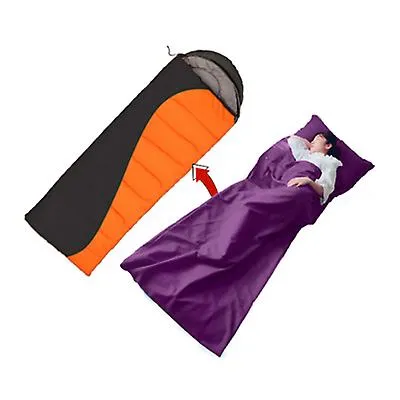 115*210cm green Household anti dirty sleeping bag, portable liner, ultra-light hotel travel sleeping bag AZ21675