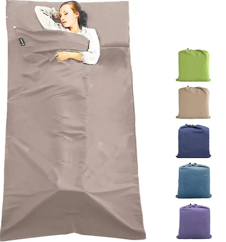 115*210cm green Household anti dirty sleeping bag, portable liner, ultra-light hotel travel sleeping bag AZ21675