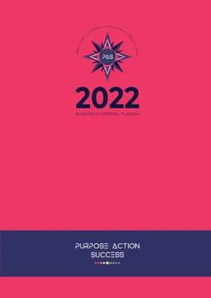 2022 PAS BUSINESS & PERSONAL PLANNER (A4 - SCARLET) - 24-HOUR DAILY PLANNER | DAILY DIARY | DAILY PLANNER | 12 MONTHS