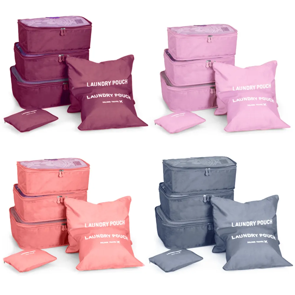 6 pcs Travel Pouch