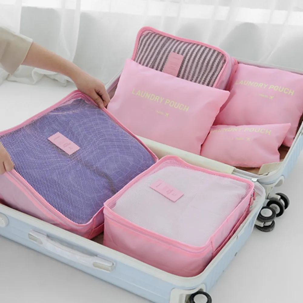 6 pcs Travel Pouch