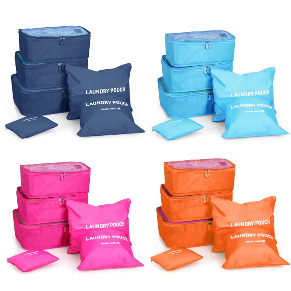 6 pcs Travel Pouch