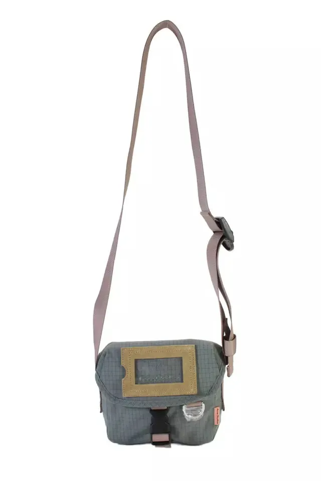 ACNE Studios Sweden. NEW W/O TAGS Unisex Adjustable Grid Print Foldover Messenger Style Shoulder Bag
