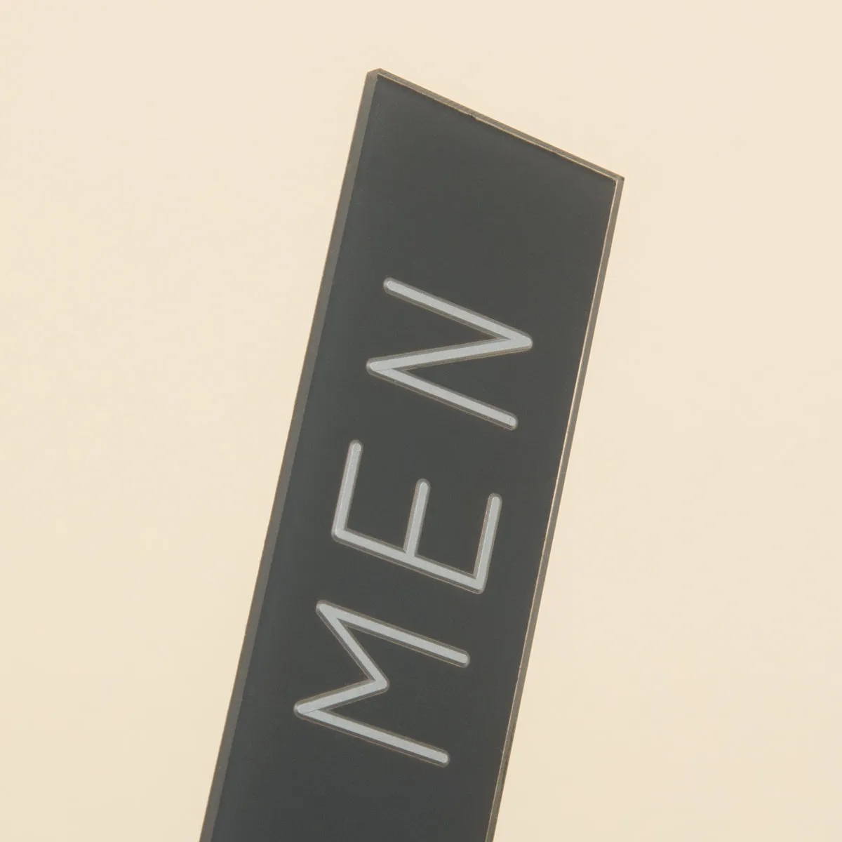 Acrylic Men Sign