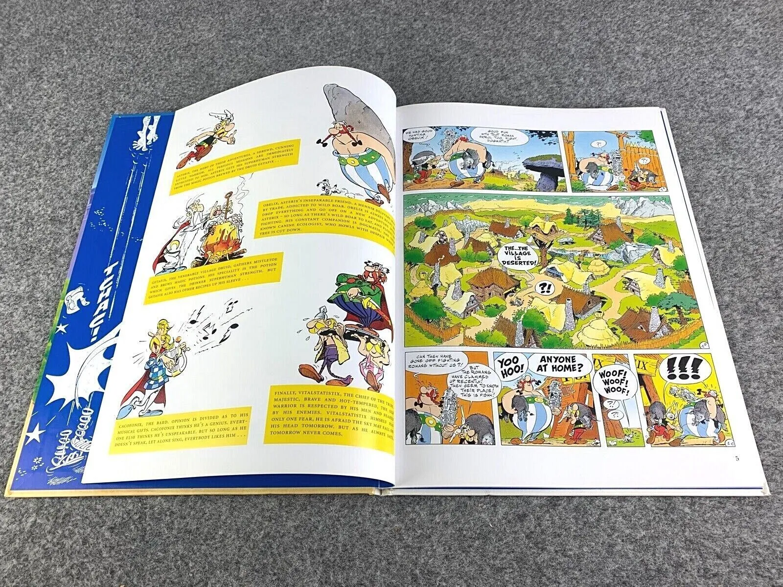 Asterix & the Actress - 2001 Orion 1st UK Edition Hardback Comic Book EO by Uderzo