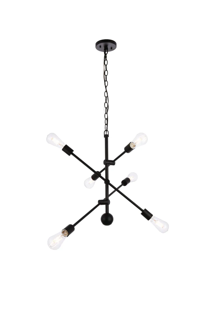 Axel 6 Light Pendant