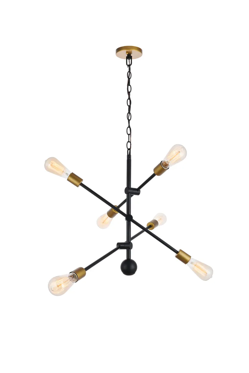 Axel 6 Light Pendant