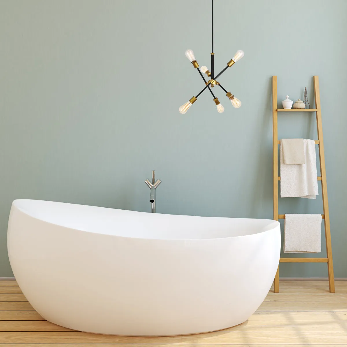 Axel 6 Light Pendant