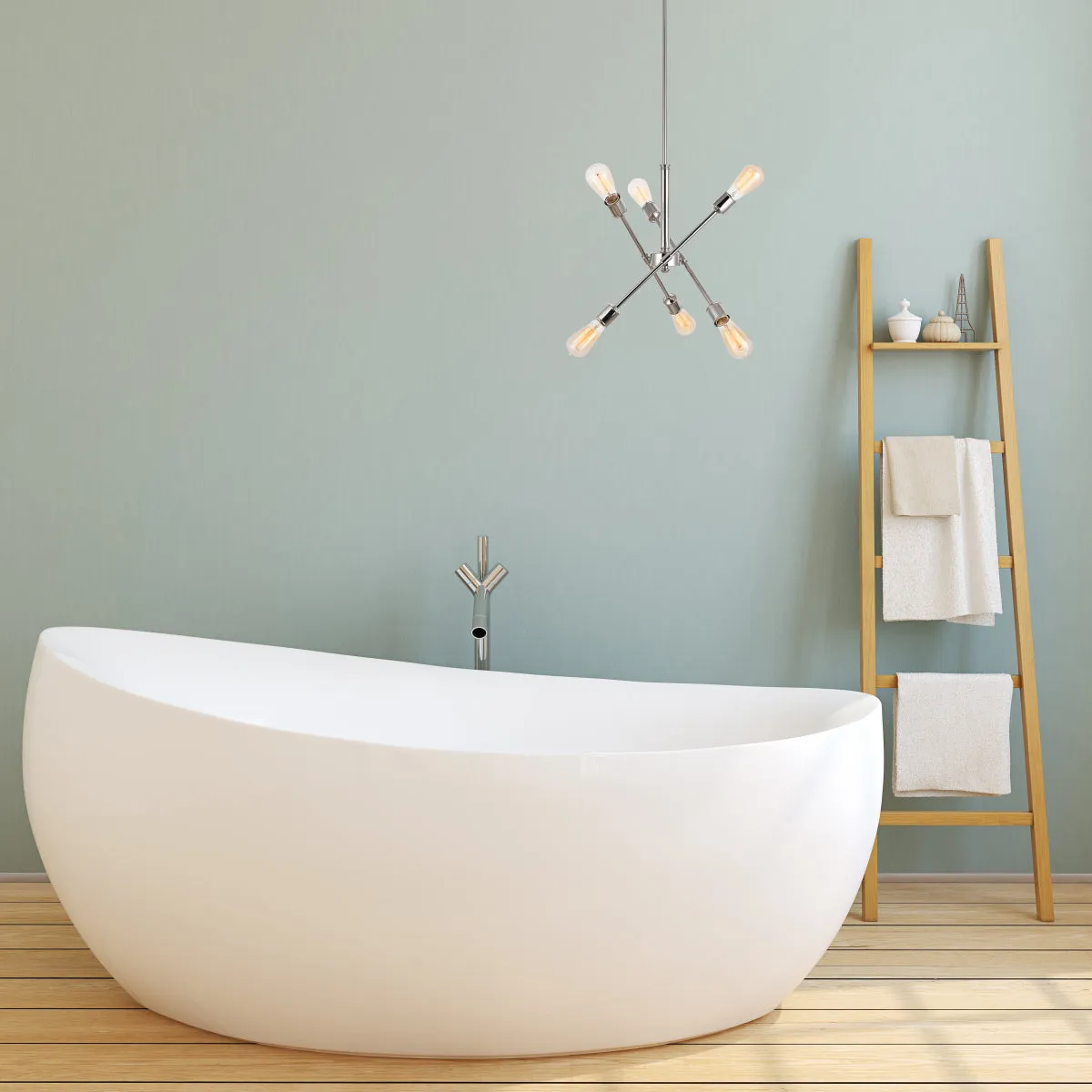 Axel 6 Light Pendant