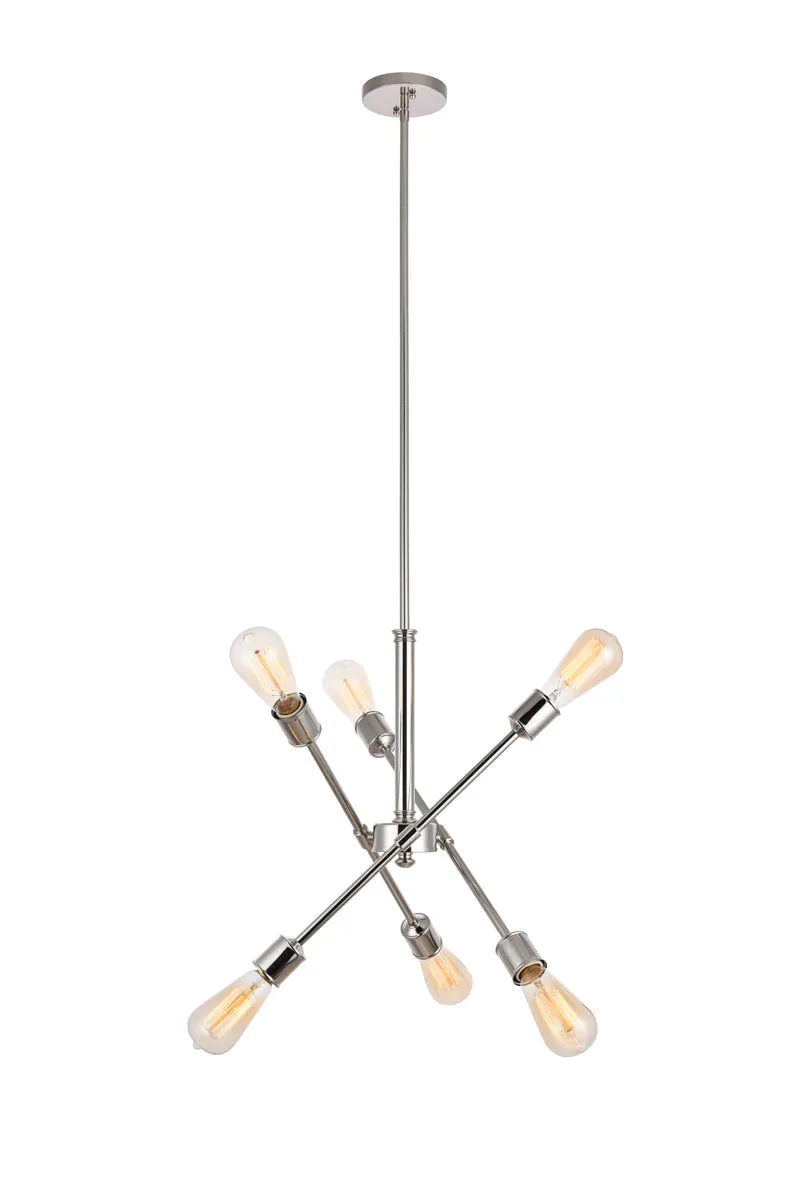 Axel 6 Light Pendant