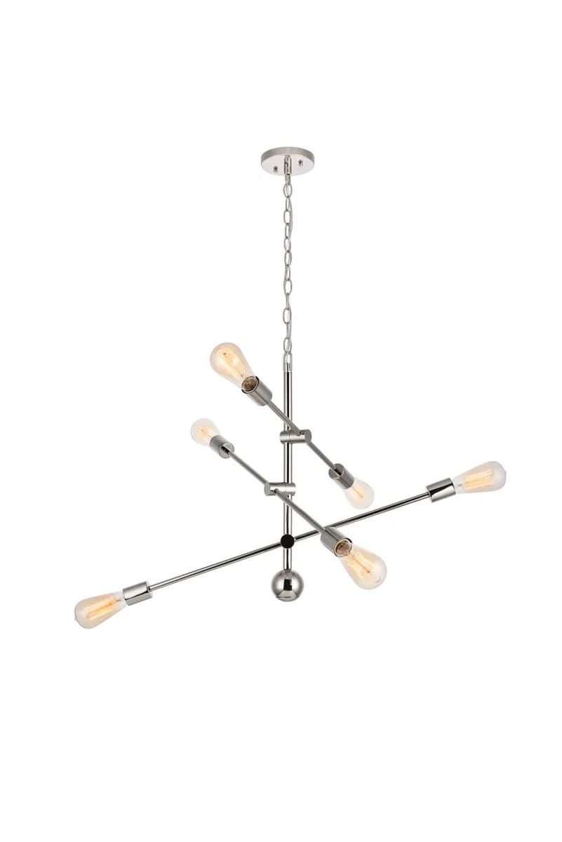 Axel 6 Light Pendant