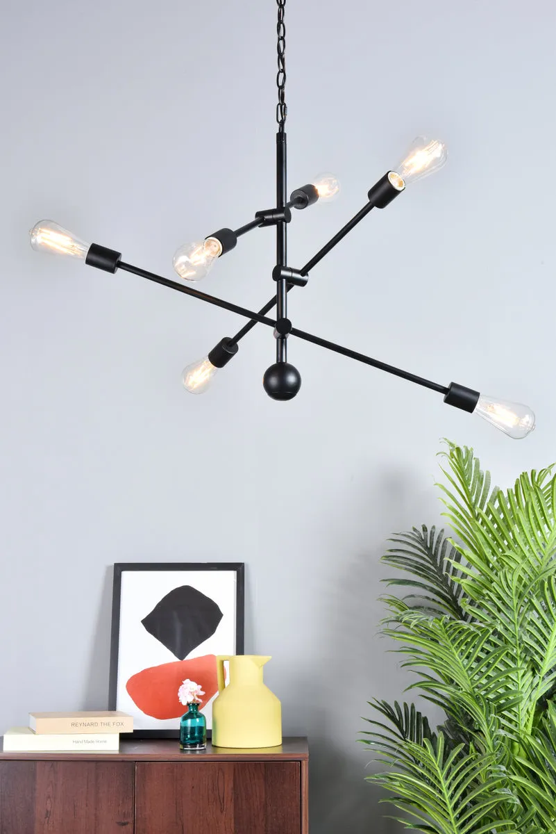 Axel 6 Light Pendant