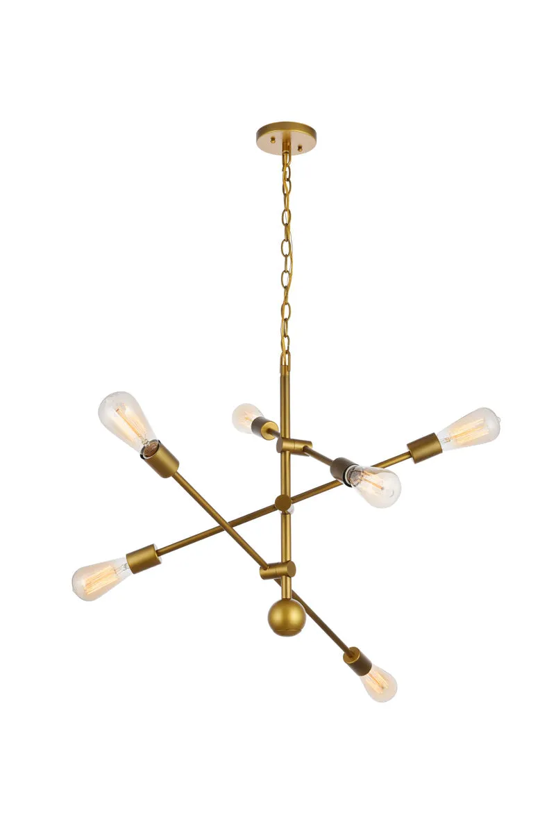 Axel 6 Light Pendant