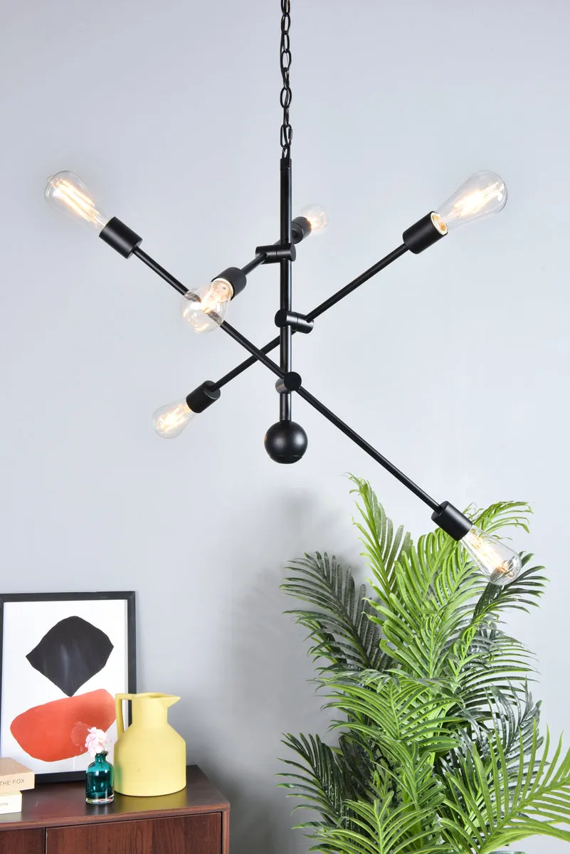 Axel 6 Light Pendant