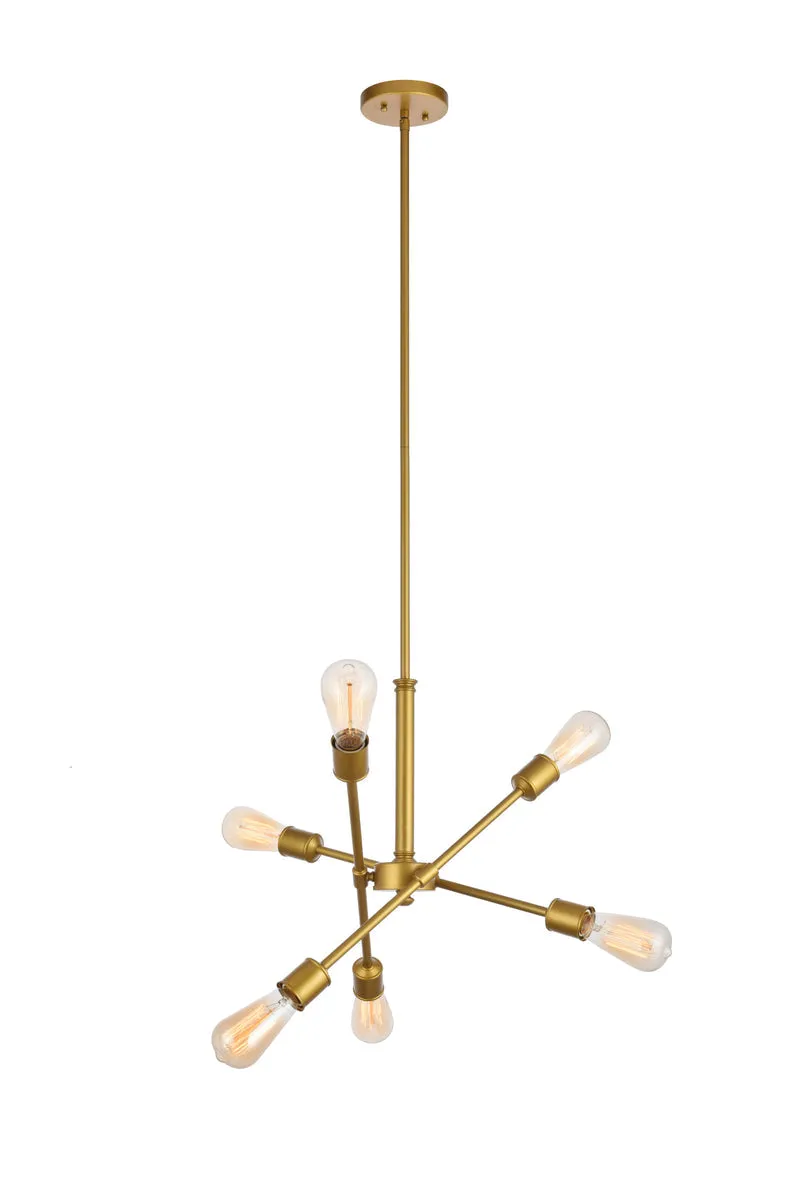 Axel 6 Light Pendant