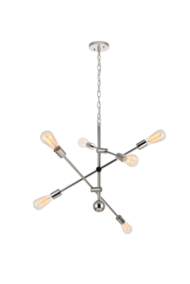 Axel 6 Light Pendant