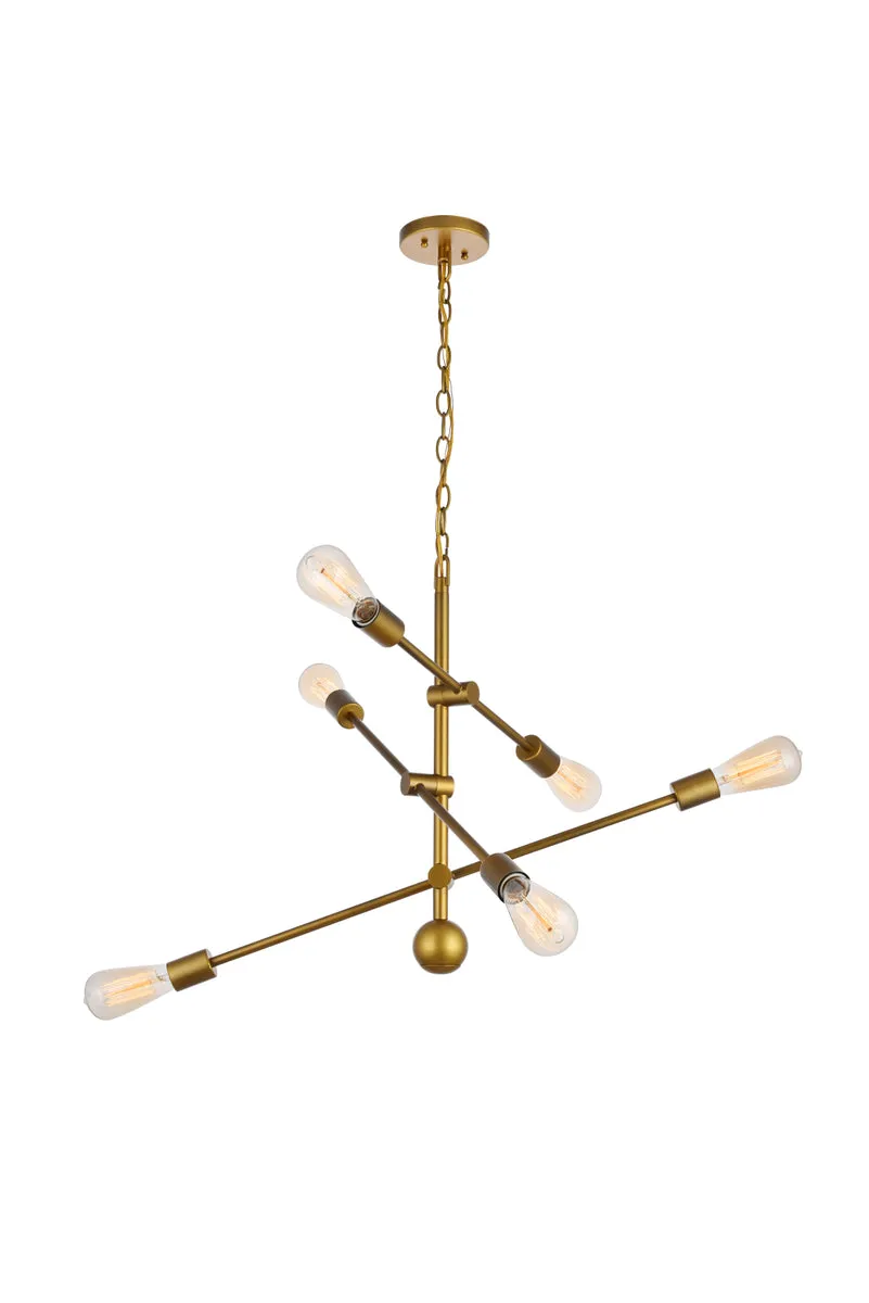 Axel 6 Light Pendant