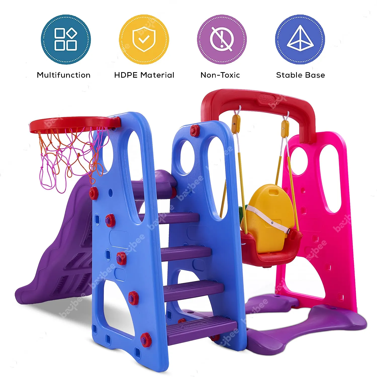Baybee 3 in 1 Climber Foldable Baby Garden Slide for Kids