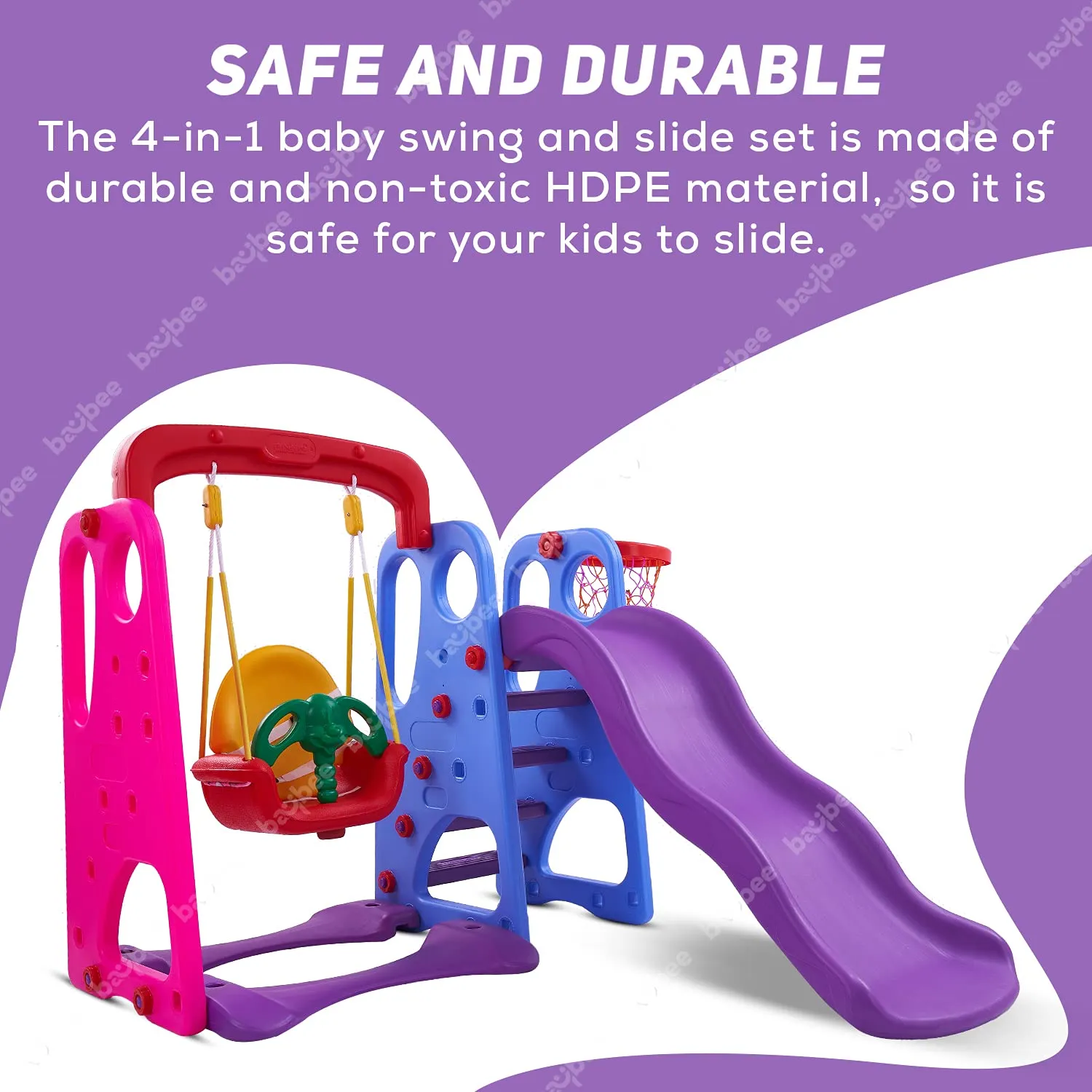 Baybee 3 in 1 Climber Foldable Baby Garden Slide for Kids