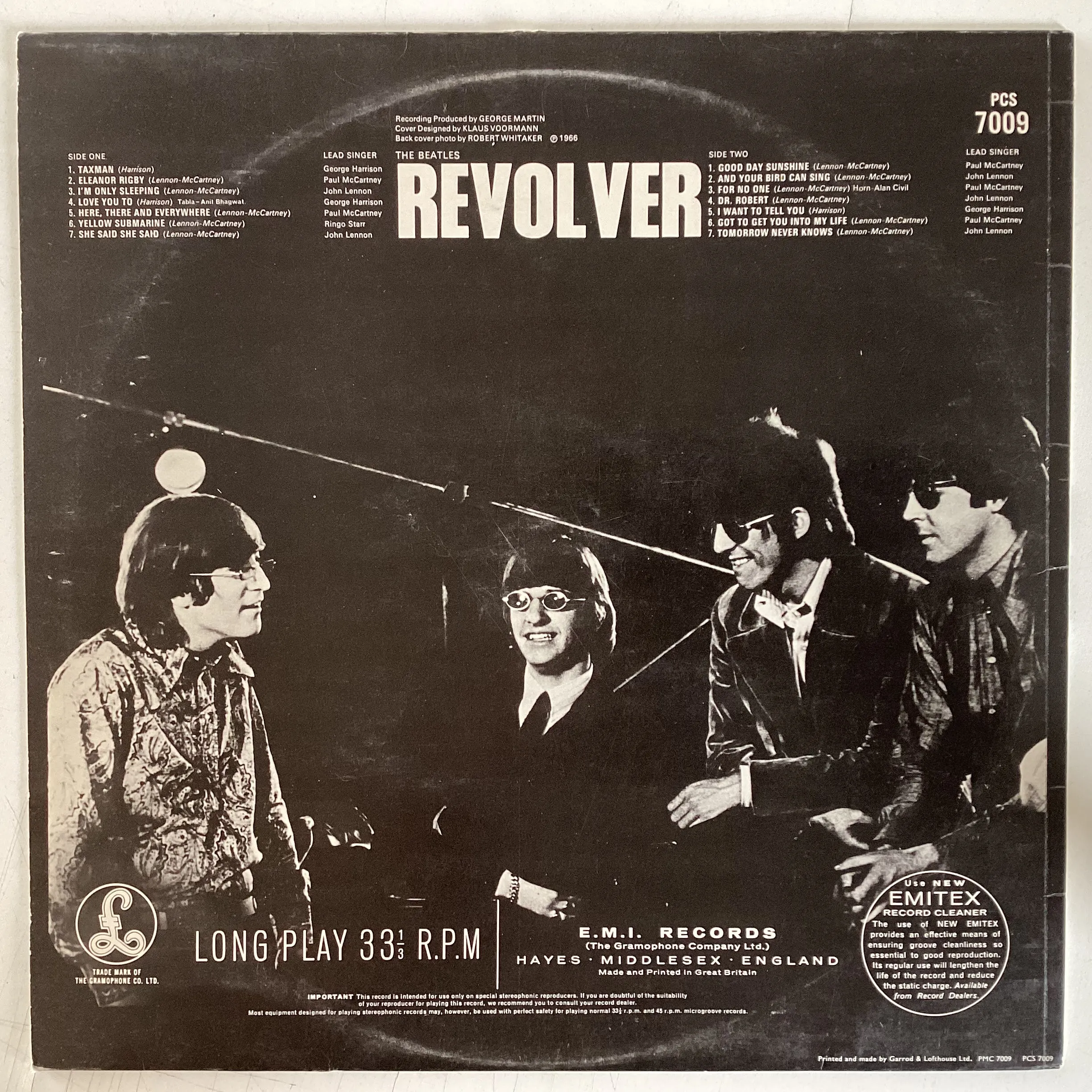 BEATLES = REVOLVER (UK 1977 REISSUE) (USED)
