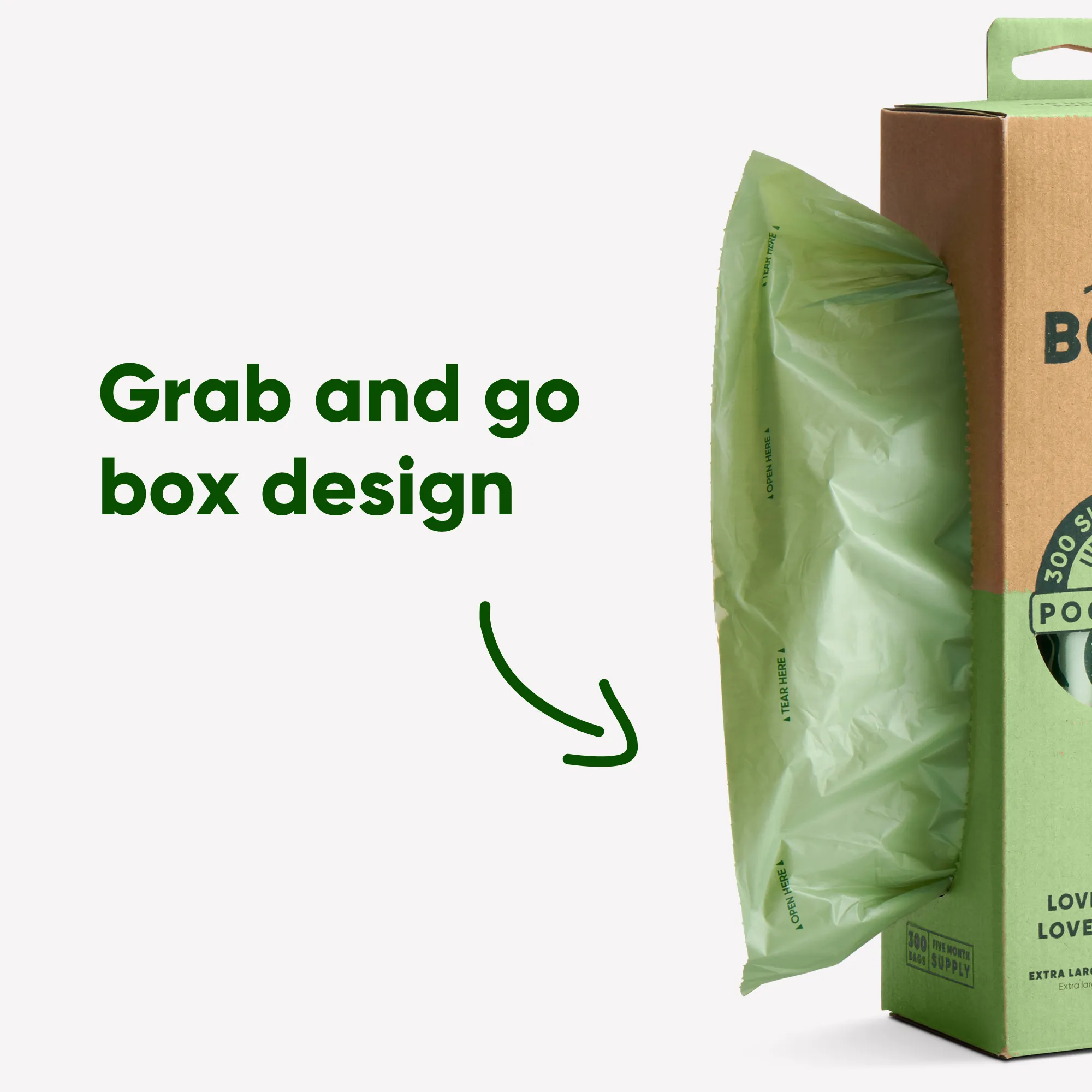 Beco Poop Bag, Dispenser Roll | Big, Strong, Leak-Proof