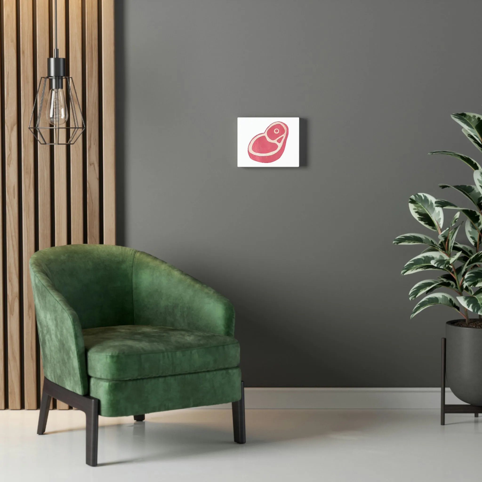 Beef Stretched Canvas