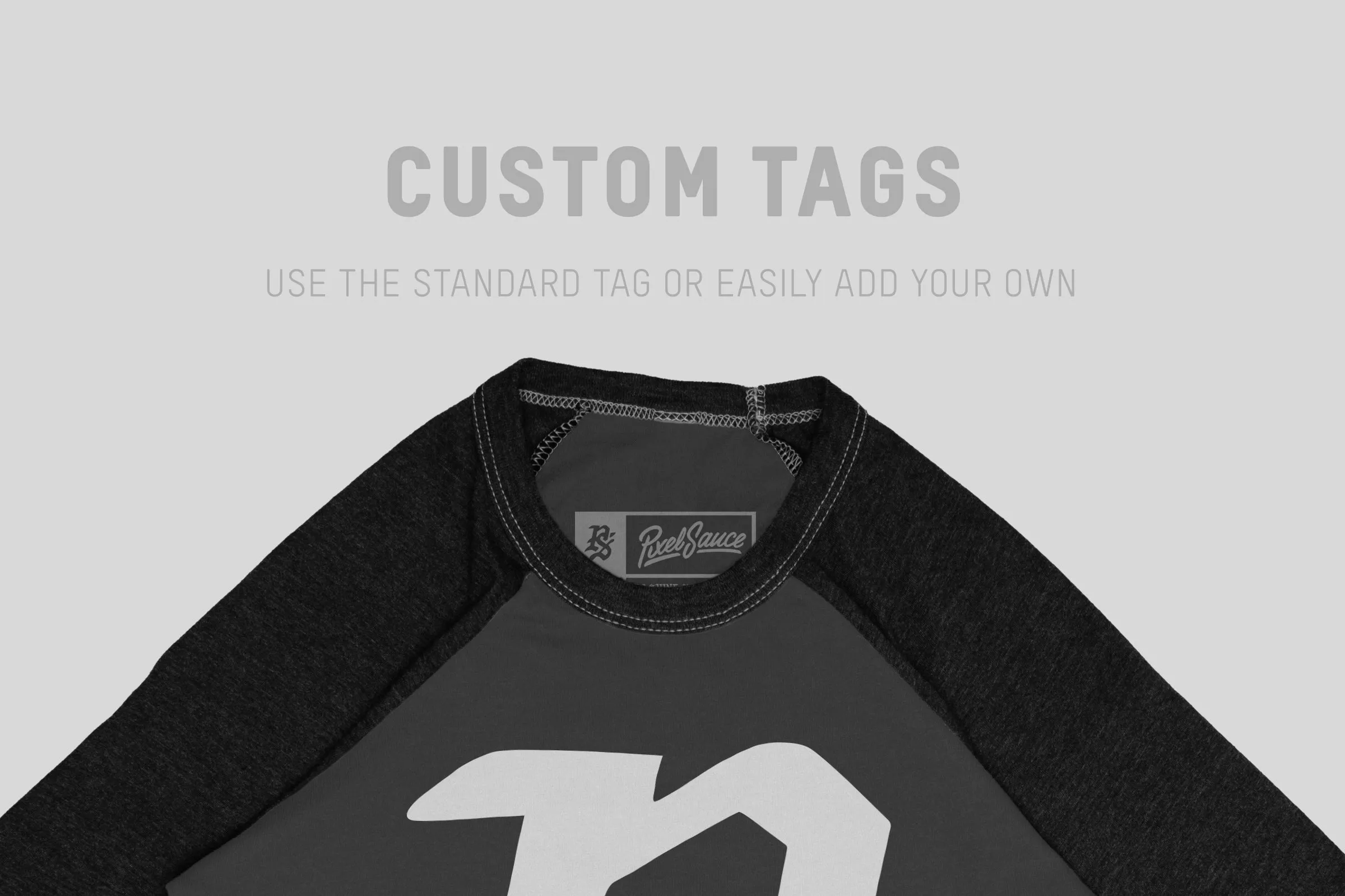 Bella   Canvas 3200Y Youth 3/4 Sleeve Raglan Mockups