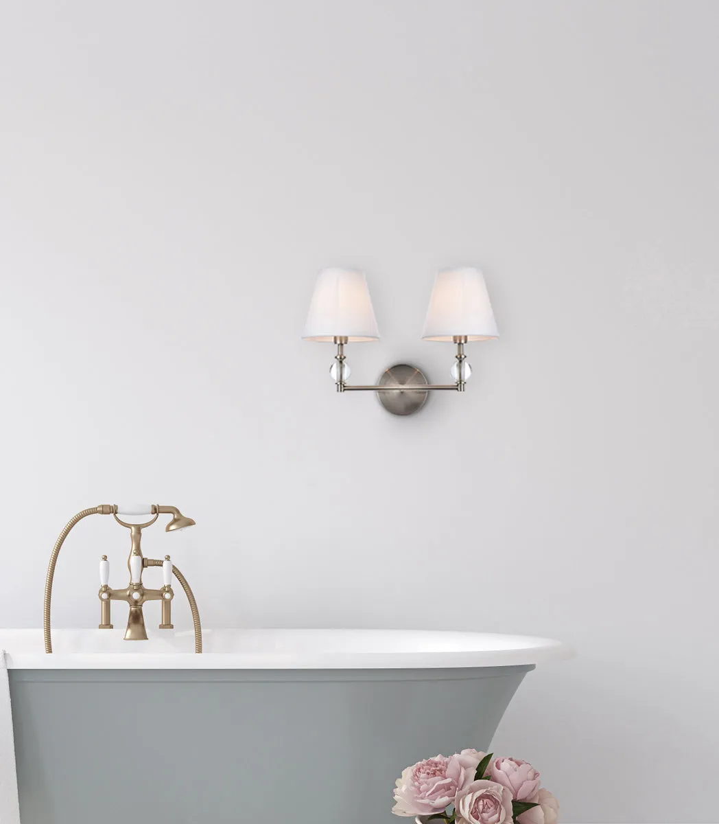 Bethany 2 Light Bath Sconces