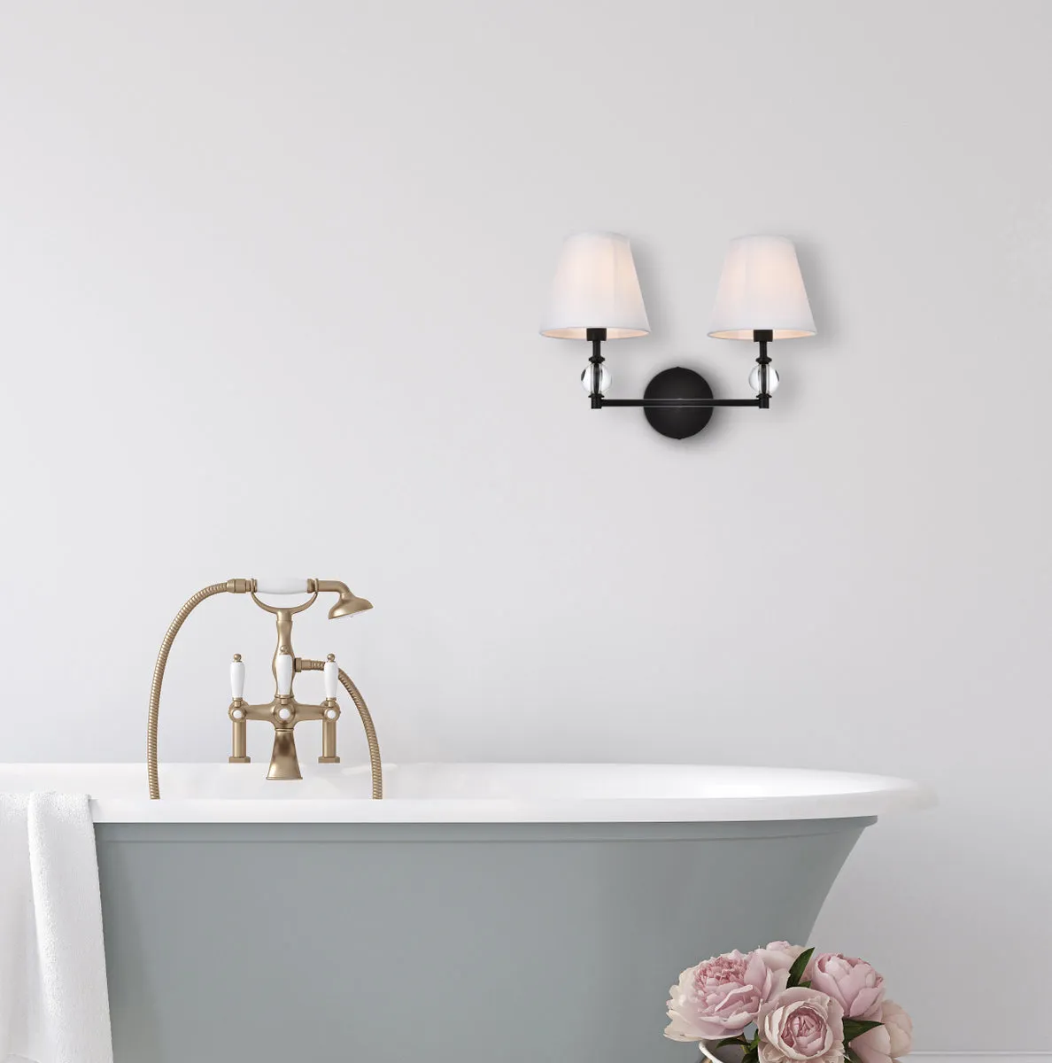 Bethany 2 Light Bath Sconces