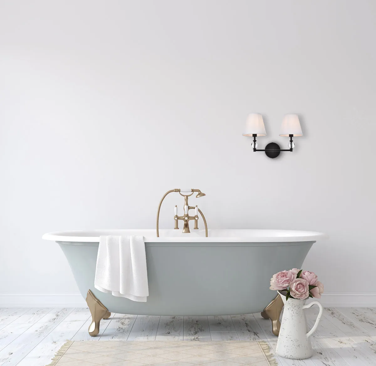 Bethany 2 Light Bath Sconces