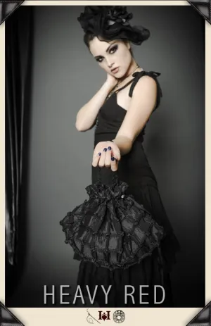 Black Knotted Wrist Purse