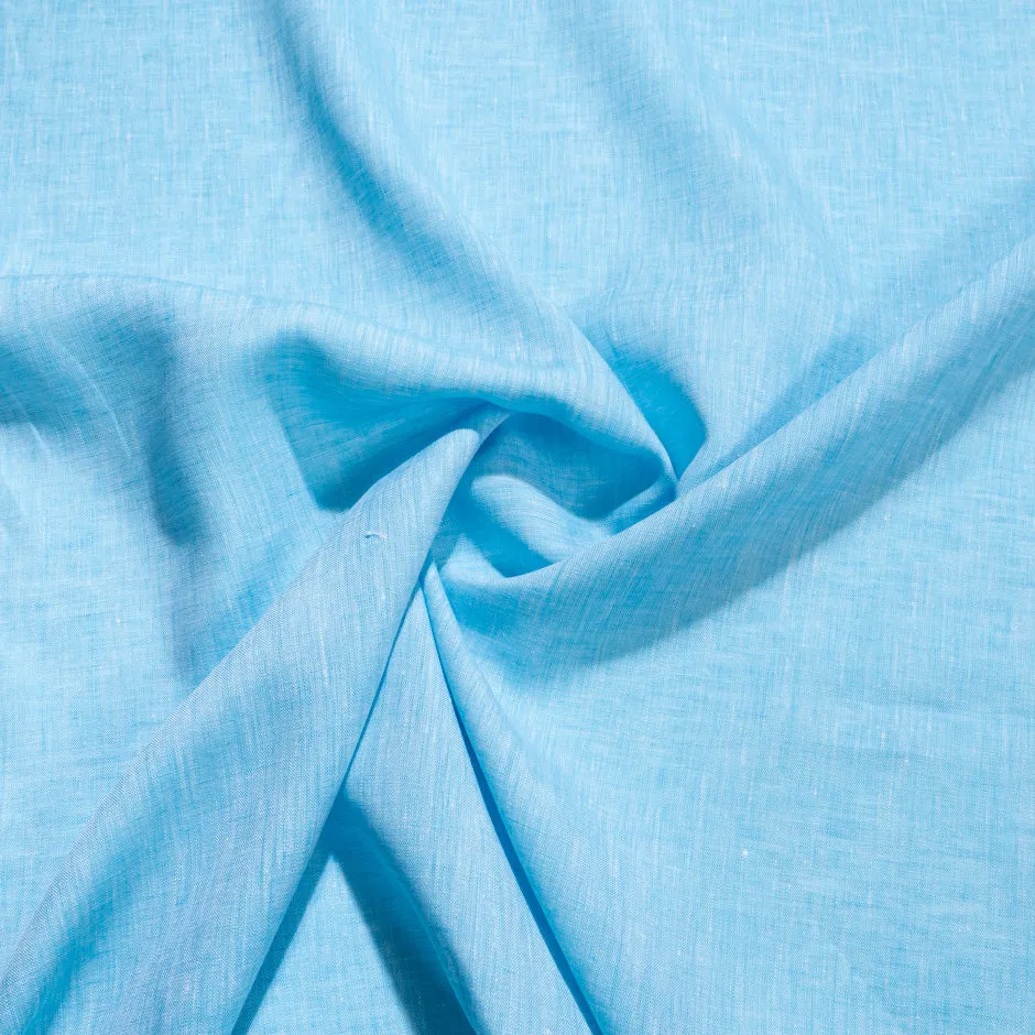 Blizzard Blue Italian Pure Linen