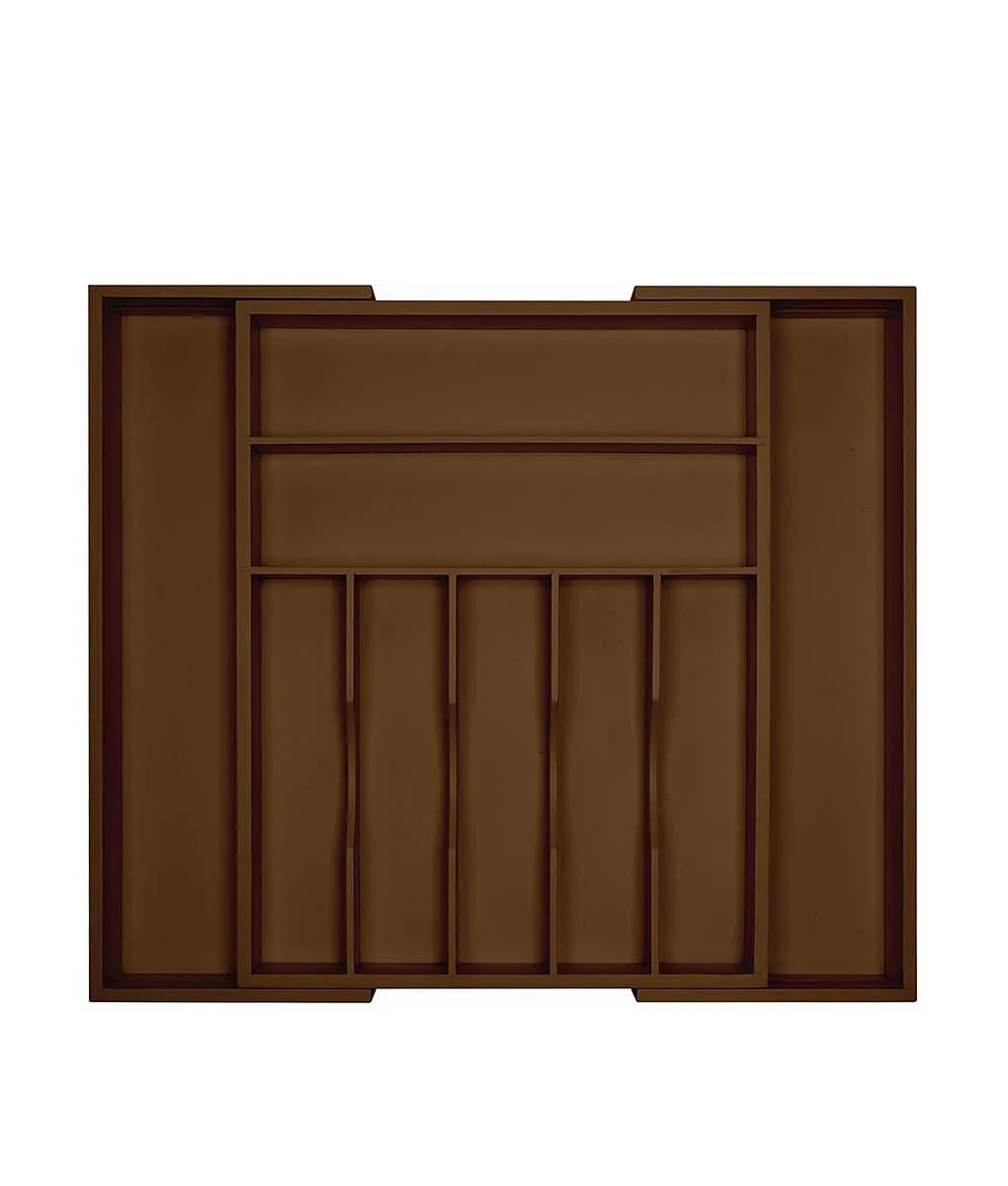 Brown Drawer Organizer by Royal Craft Wood