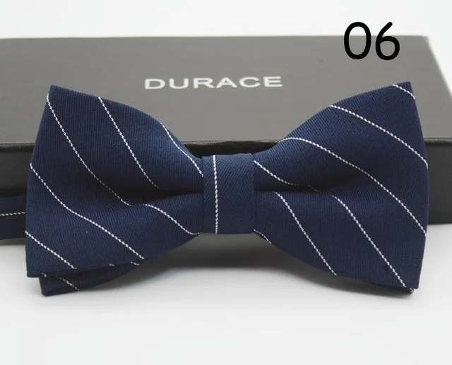 Business Striped Bowtie