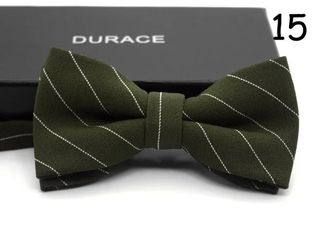 Business Striped Bowtie