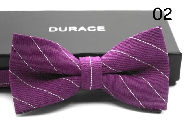 Business Striped Bowtie