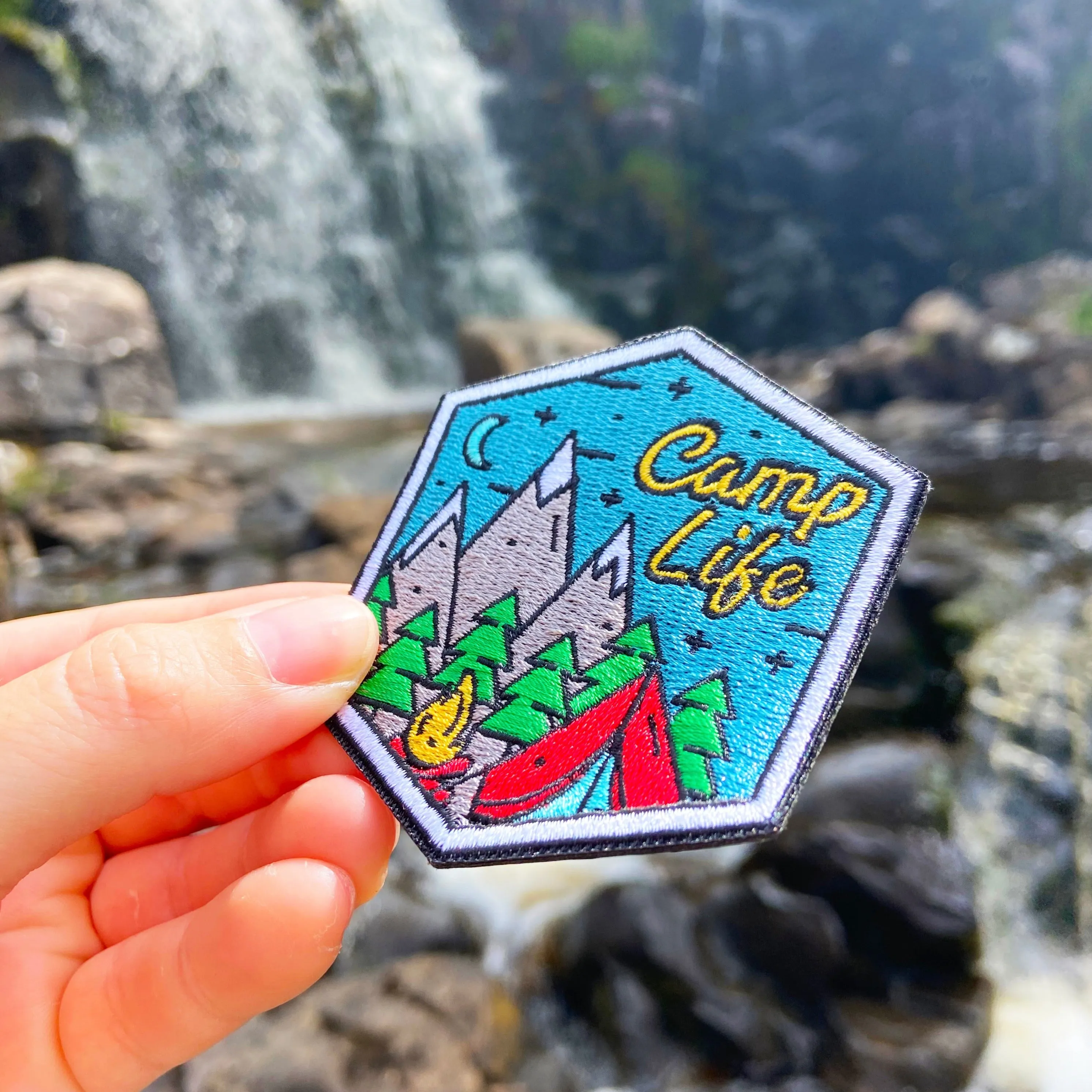 Camp Life Iron-On Patch