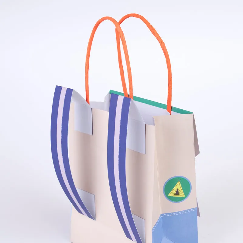 Camping Backpack Adventure Party Bags 8pk.