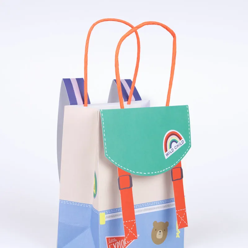 Camping Backpack Adventure Party Bags 8pk.