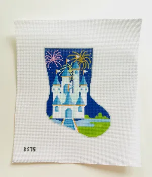 Celebration Castle Ornament Sized Stocking Canvas