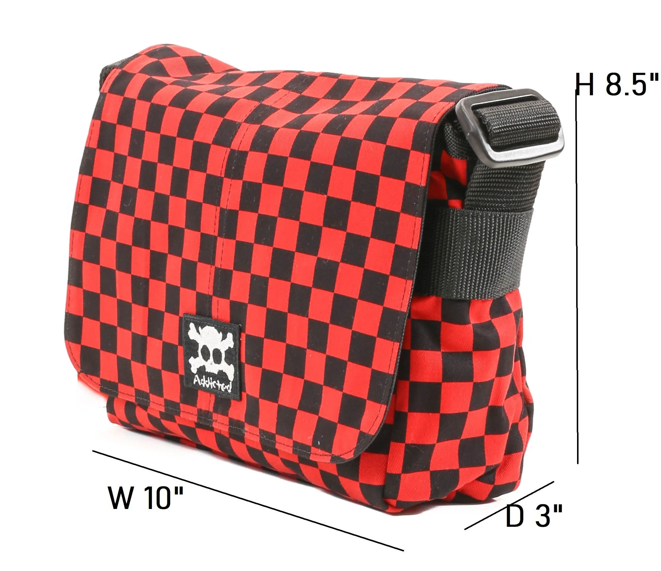 Checkered SkullSatchel