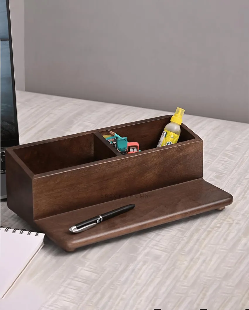 Chic Space Saving Storage Wooden Kitchen Organizer | 13 x 7 x 5 inches