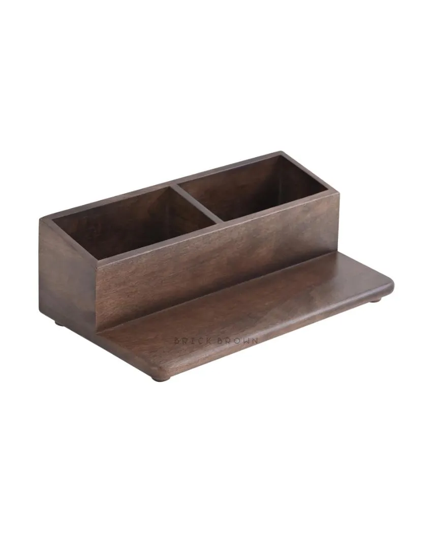 Chic Space Saving Storage Wooden Kitchen Organizer | 13 x 7 x 5 inches