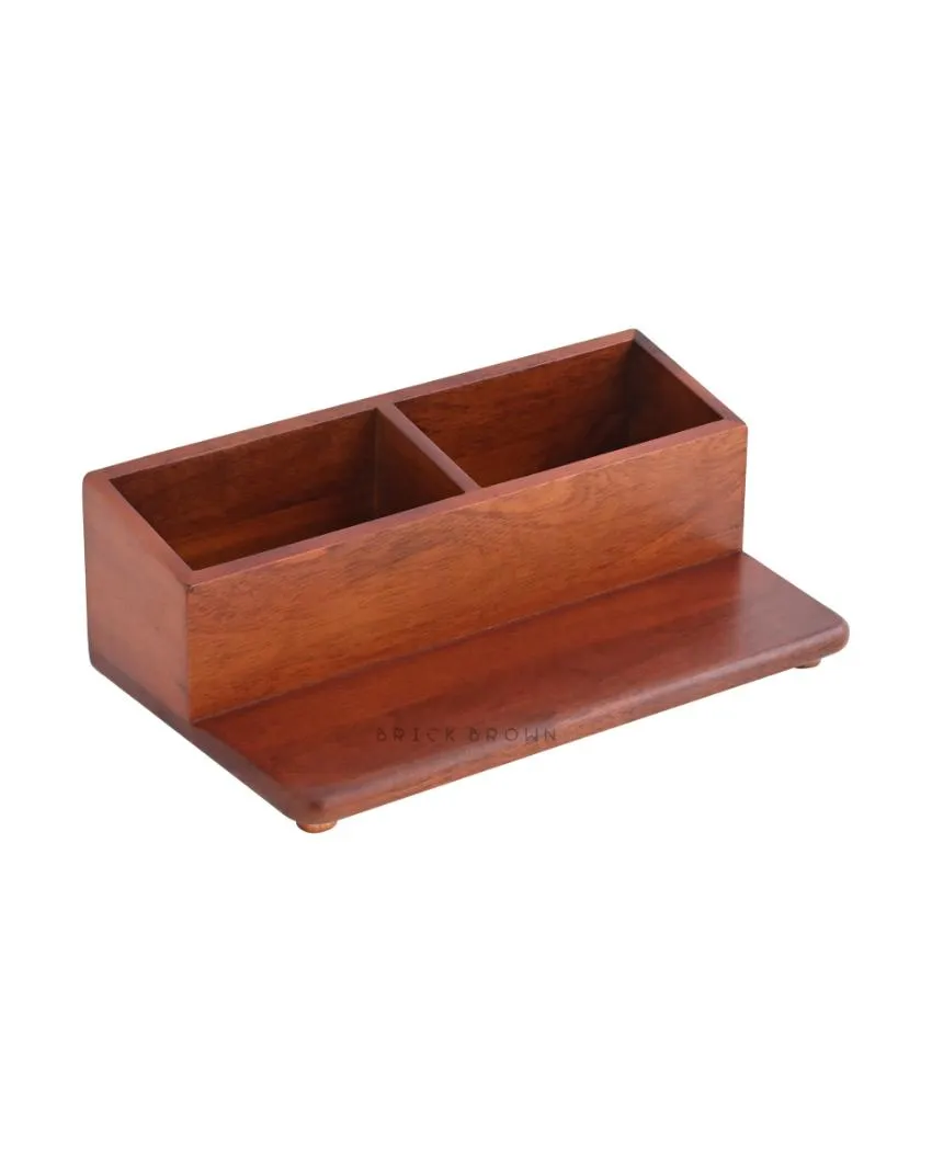 Chic Space Saving Storage Wooden Kitchen Organizer | 13 x 7 x 5 inches
