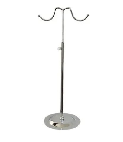 Chrome Purse Stand - 2 Hooks