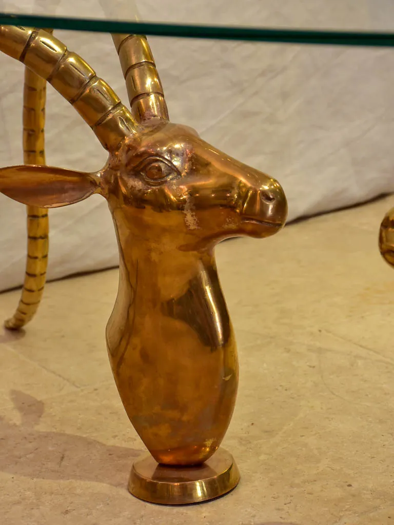 Coffee table - style of Alain Chervet Mouflons