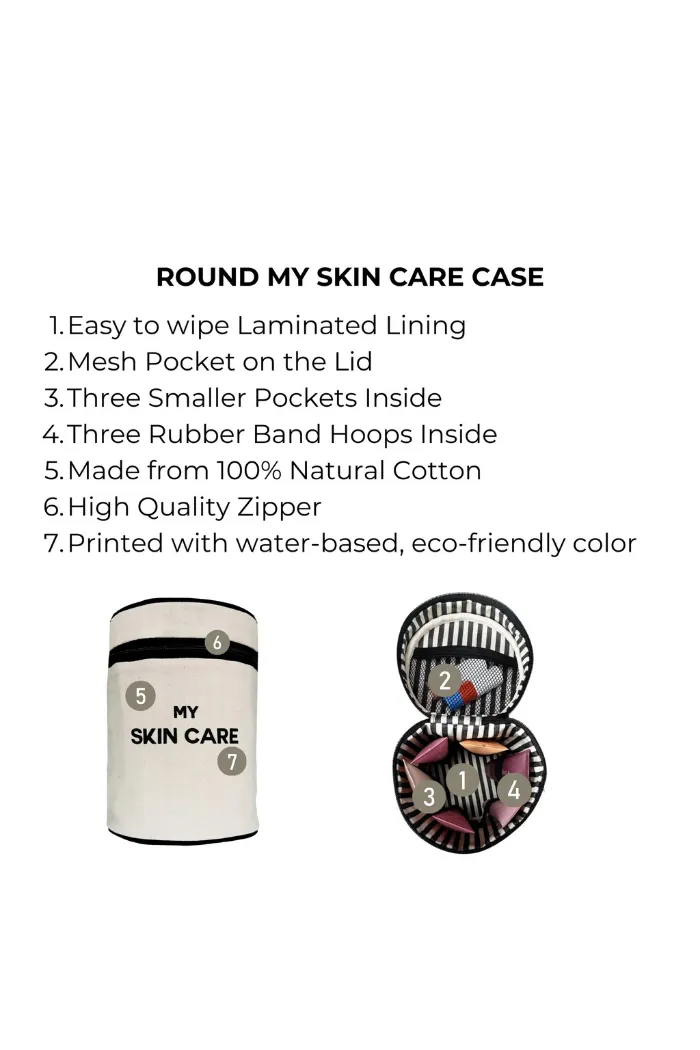Cream Round My Skin Care Case