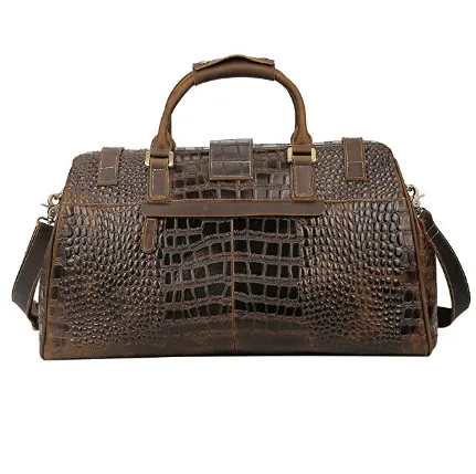 Crocodile Leather Travel Bag