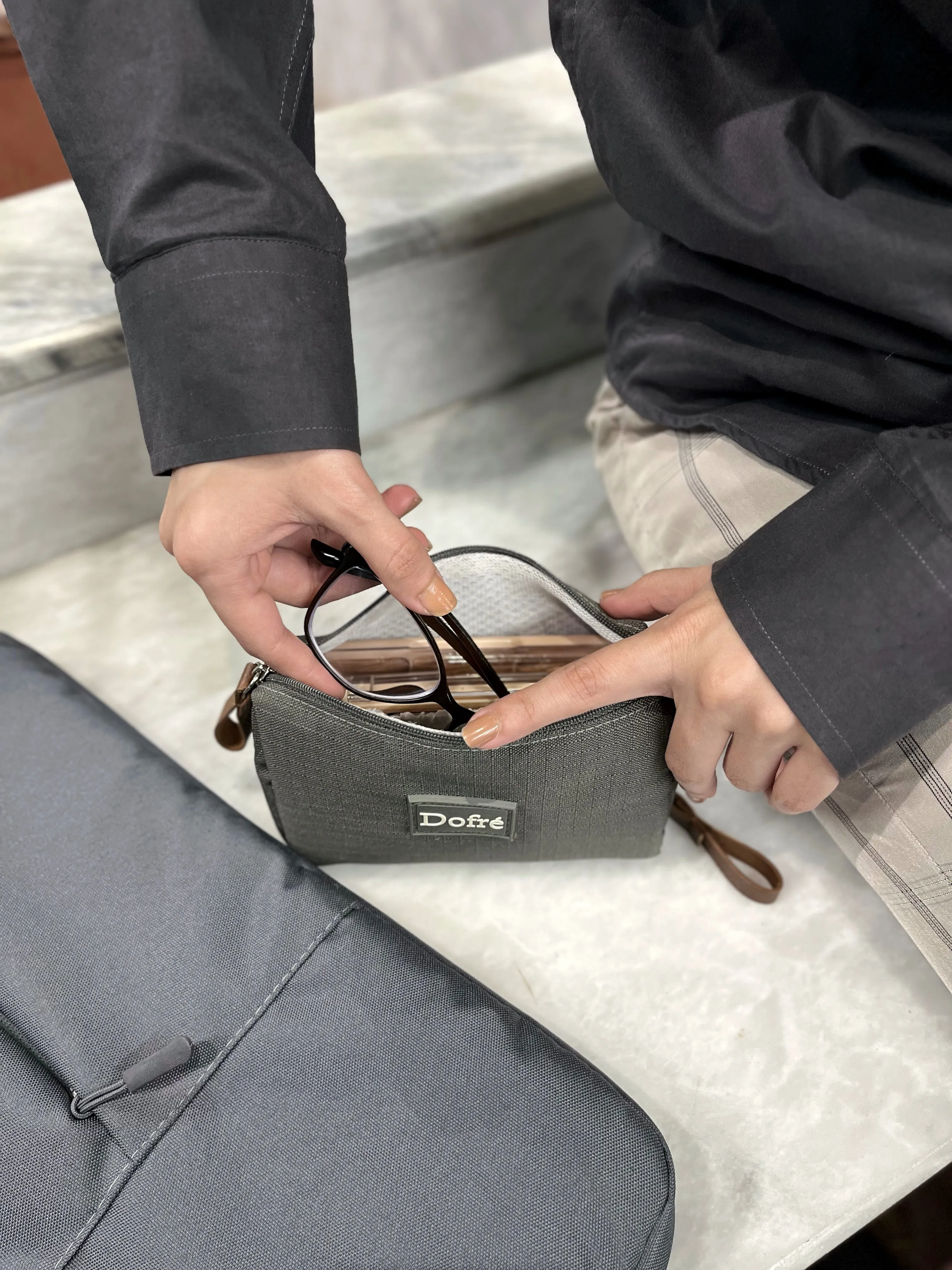 Dofre Rustic Pouch - Grey